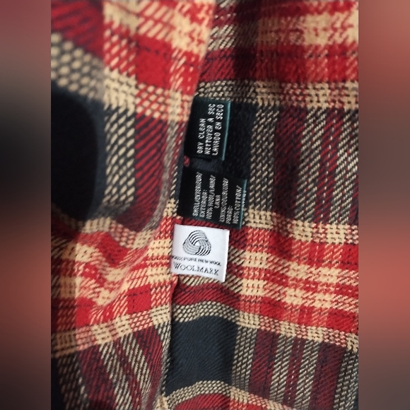 Lauren Ralph Lauren Women's S Full Zip Red Wool Jacket Plaid Lining - Picture 6 of 9